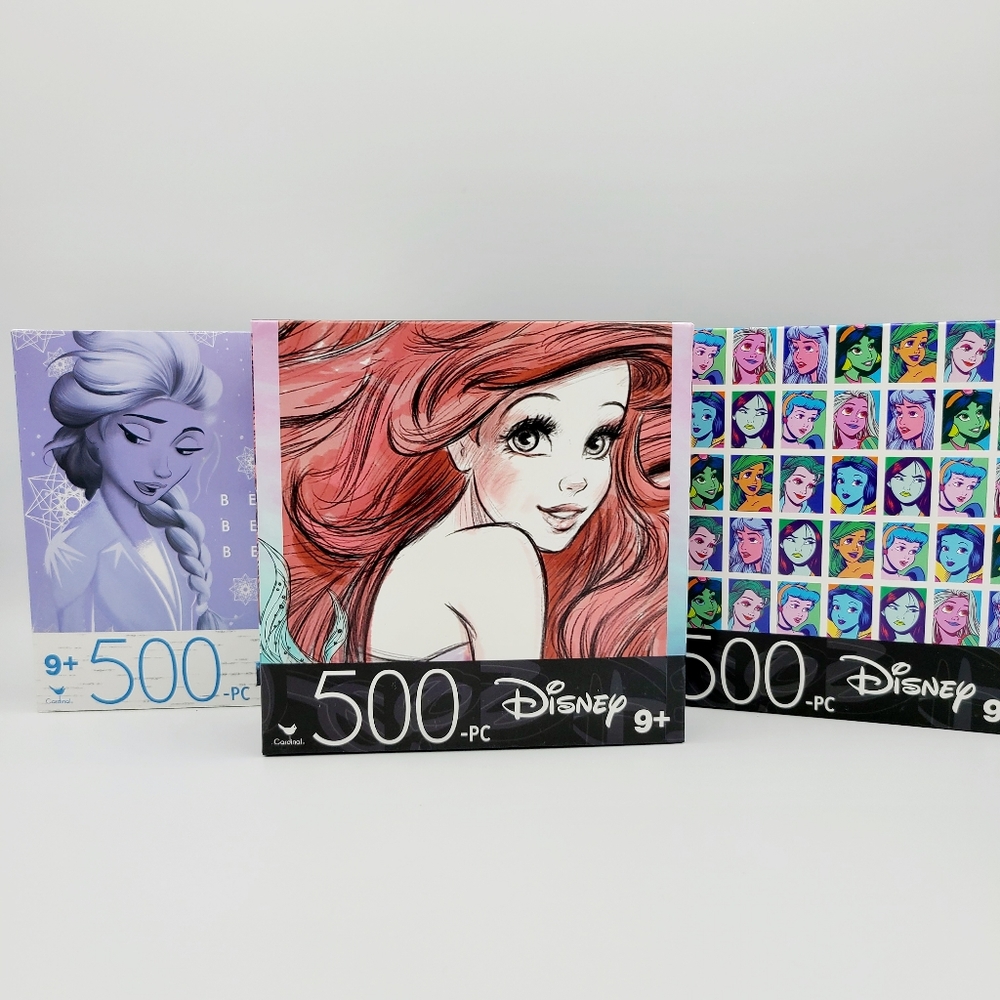 Disney Princess Puzzles / 3 Pack / 500 Pieces